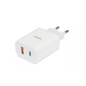 Ładowarka sieciowa iBOX C-36 USB A+C 20W kabel USB-C do USB-C