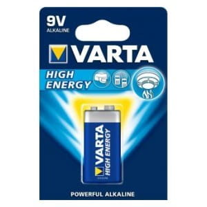 Baterie VARTA High Energy, E-Block, 9V 6LR61/PP3 - 1 szt