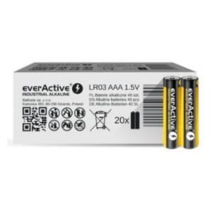 Baterie alkaliczne AAA/LR03 everActive Industrial Alkaline 40 sztuk