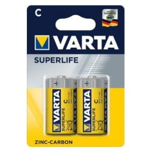 Baterie VARTA Superlife, Baby R14P/C - 2 szt