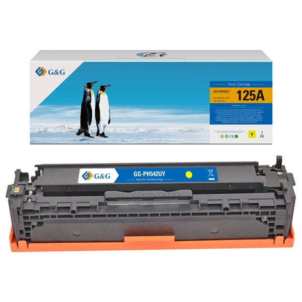 G&amp;G kompatybilny toner z CB542A, black, 1400s, NT-PH542UY, HP 125A, dla HP Color Laserjet CP1210/CP1215/CP1515N/CP1518ni/CM13, N