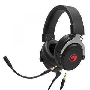 Marvo HG9052, słuchawki z mikrofonem, przewodowaczarna, 7.1 (wirtualne), podświetlane na czerwono, 7.1 (virtual) typ USB