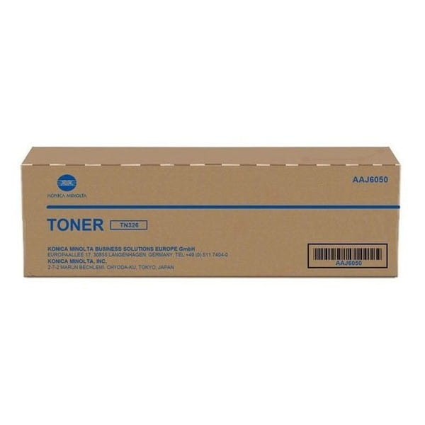 Konica Minolta oryginalny toner AAJ605H, black, 12500s, TN326, Połowa pojemności, Konica Minolta Bizhub 308e, 368e, O