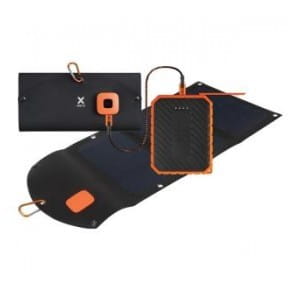 Zestaw mata solarna Xtorm AP275U 21W (1x USB-C, 1x USB-A)) + powerbank Xtorm Rugged 10000 mAh, woodoporny IP65