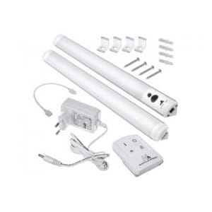 Lampka podszafkowa Maclean MCE245 lampa liniowa LED zestaw 2 moduły z pilotem i zasilaczem max 4 moduły na jednym zasilaczu