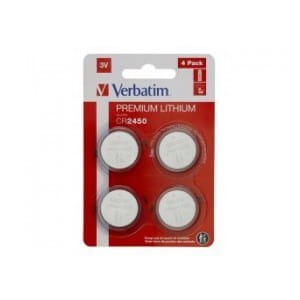 Bateria Verbatim CR2450 (4 szt blister)