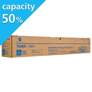 Konica Minolta oryginalny toner A8DA45H, A8DA45F, TN324C, cyan, 13000s, Połowa pojemności, Konica Minolta Bizhub C258,C308,C368, O