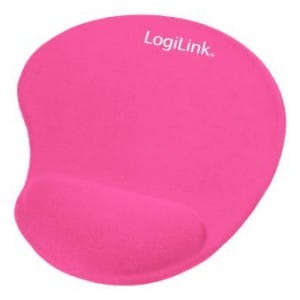 Podkładka pod mysz LogiLink ID0027P żelowa, różowa