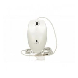 Mysz przewodowa Logitech B100 optyczna biała