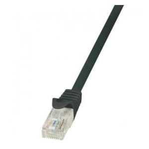 Patchcord LogiLink CP2033U CAT.6 U/UTP 1m, czarny