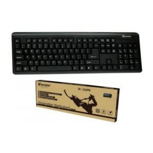 Klawiatura przewodowa VAKOSS TK-103PK USB czarna