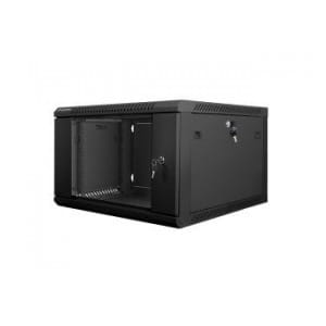 Szafa instalacyjna Rack wisząca 19" 6U 600x600 czarna Lanberg (flat pack)