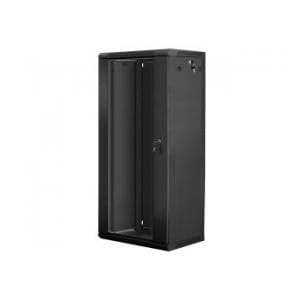 Szafa instalacyjna Rack wisząca 19" 27U 600x450 czarna Lanberg (flat pack)