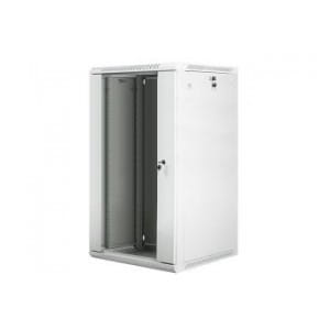 Szafa instalacyjna Rack wisząca 19" 22U 600x600 szara Lanberg (flat pack)