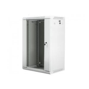 Szafa instalacyjna Rack wisząca 19" 18U 600x450 szara Lanberg (flat pack)