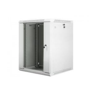 Szafa instalacyjna Rack wisząca 19" 15U 600x600 szara Lanberg (flat pack)