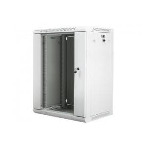 Szafa instalacyjna Rack wisząca 19" 15U 600x450 szara Lanberg (flat pack)