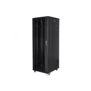 Szafa instalacyjna Rack stojąca 19" 37U 600x800 czarna Lanberg (flat pack)