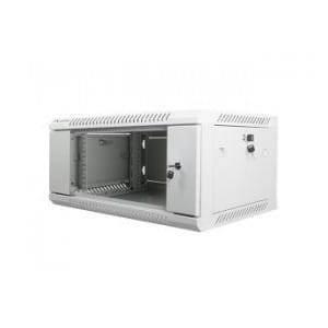 Szafa instalacyjna Rack wisząca 19" 4U 600x450 szara Lanberg (flat pack)