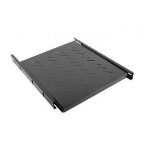 Półka do szaf wysuwana 19" 800mm czarna Lanberg (1U 465X550mm udźwig do 18kg, montaż 4-punktowy)