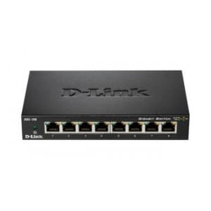 Switch niezarządzalny D-Link 8-portowy DGS-108 Metal Box 10/100/1000 Gigabit