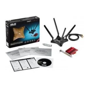 Karta sieciowa Asus PCE-AC88 DualBand Wi-Fi PCI-E AC3100 MIMO 4xRSMA