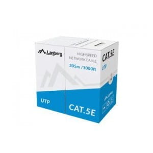 Kabel UTP Lanberg 100Mb/s 305m drut CCA