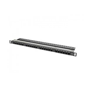 Patch panel Lanberg PPU6-0024-B 24 port 0.5U kat.6 czarny