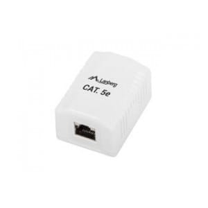 Gniazdo natynkowe Lanberg OS5-0001-W kat.5E ekranowane 1X RJ45