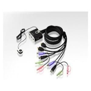 Przełącznik KVM ATEN HDMI/USB/Audio CS692 (CS692-AT) 2-port.