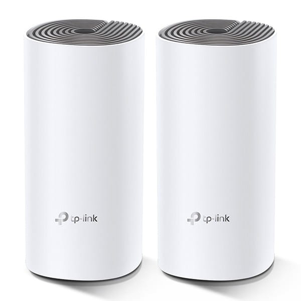 TP-LINK Wifi Mesh kit Deco E4(2-pack) 2.4GHz i 5GHz, access point, 1200Mbps, zintegrowana bateria anténa, 802.11ac, 2Pack, ISP, oc