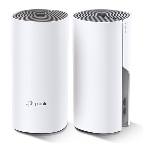 TP-LINK Wifi Mesh kit Deco E4(2-pack) 2.4GHz i 5GHz, access point, 1200Mbps, zintegrowana bateria anténa, 802.11ac, 2Pack, ISP, oc