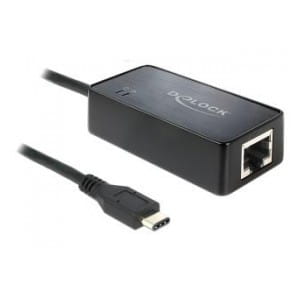 Karta sieciowa USB Delock Type-C(M) 3.1->RJ-45 1GB na kablu