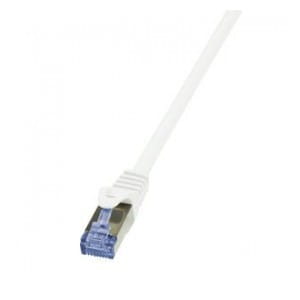 Patchcord LogiLink CQ4021S Cat.6A/7 600 MHz S/FTP PIMF 0,50m biały