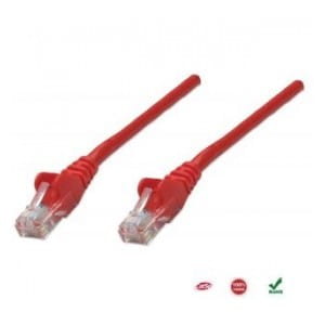 PatchCord 100% miedź Intellinet Cat.5e UTP, 3m, czerwony
