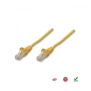 PatchCord 100% miedź Intellinet Cat.5e UTP, 5m, żółty