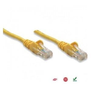 PatchCord 100% miedź Intellinet Cat.5e UTP, 7,5m, żółty