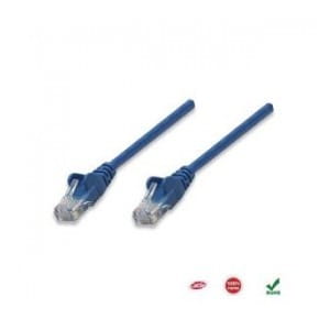 PatchCord 100% miedź Intellinet Cat.5e UTP, 10m, niebieski