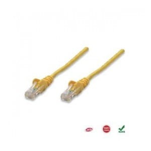 PatchCord 100% miedź Intellinet Cat.5e UTP, 10m, żółty