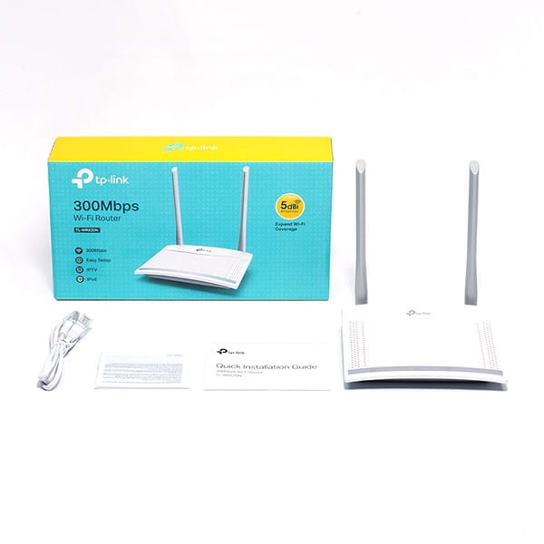 TP-LINK router TL-WR820N 2.4GHz, 300Mbps, zewnętrzna anténa, 802.11n, VLAN, WPS, sieć dla gości