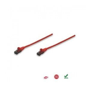 PatchCord 100% miedź Intellinet Cat.6 UTP, 0,5m, czerwony