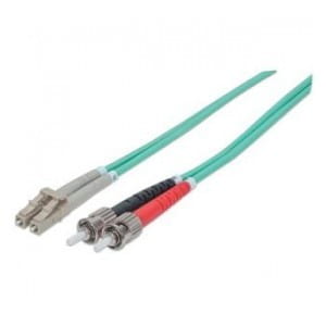 Światłowód krosowy TechlyProPro ST-LC duplex 50/125 OM3, MM 3m