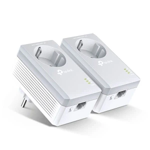 TP-LINK powerline (LAN przez 230V) TL-PA4010PKIT 600Mbps, gniazdka elektryczne, do 300m, szyfrowanie AES