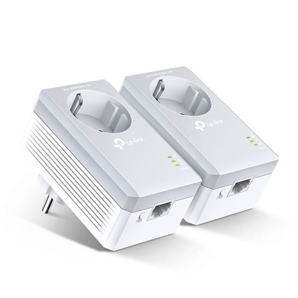 TP-LINK powerline (LAN przez 230V) TL-PA4010PKIT 600Mbps, gniazdka elektryczne, do 300m, szyfrowanie AES