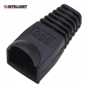 Osłonka Intellinet na RJ45, 10szt., czarna