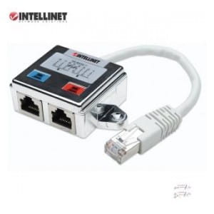 Rozdzielacz Intellinet RJ45x2 ekaranowany