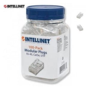 Wtyk Intellinet RJ45 8P/8C UTP Cat.5e/linka 100szt.