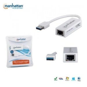 Karta sieciowa Manhattan USB 3.0 na RJ45 10/100/1000 Gigabit