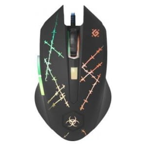Mysz przewodowa Defender FORCED GM-020L 3200dpi 6P + podkładka Gaming + GRA
