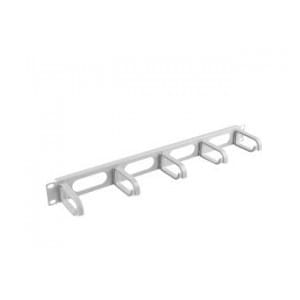 Organizer kabli Lanberg AK-1205-S 19" 1U z 5 uchwytami - typ B szary